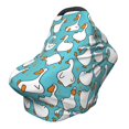 thumbnail image 1 of Haiem Cartoon Funny Goose Baby Nursing Cover & Nursing Poncho - Multi Use Cover for Baby Car Seat Canopy, Stroller Cover, 360°Full Privacy Breastfeeding Coverage, 1 of 9