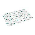 thumbnail image 1 of Haiem Cartoon House Car Front Door Mat Indoor Outdoor Entrance, Waterproof All-Season, All-Weather Doormat, Durable Flannel Fabric, Fade Resistant, Low Profile, 16x24in, 1 of 1