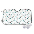 thumbnail image 1 of Haiem Cartoon House Car Car Windshield Sun Shade - Blocks UV Rays Sun Visor Protector, Sunshade to Keep Your Vehicle Cool, Universal Fit SUV Van Sedan-Medium, 1 of 7