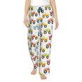 thumbnail image 1 of Haiem Cartoon Monster Trucks Women's Pajama Pants Ultra Lightweight Pjs Bottoms Sleepwear Bottom Pants With Pocket Drawstring-XX-Large, 1 of 7