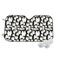 thumbnail image 1 of Haiem Cartoon Penguin Car Windshield Sun Shade - Blocks UV Rays Sun Visor Protector, Sunshade to Keep Your Vehicle Cool, Universal Fit SUV Van Sedan-Medium, 1 of 7