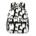 thumbnail image 1 of Haiem Cartoon Penguin Printed School Backpack,Casual Travel Lightweight Backpack,Durable Comfortable Multifunctional Backpack,Laptop Backpack, 1 of 5