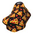 thumbnail image 1 of Haiem Cartoon Pizza Baby Nursing Cover & Nursing Poncho - Multi Use Cover for Baby Car Seat Canopy, Stroller Cover, 360°Full Privacy Breastfeeding Coverage, 1 of 9