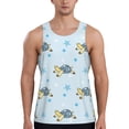 thumbnail image 1 of Haiem Cartoon Turtle Men Workout Tank Top Gym Bodybuilding Sleeveless Muscle T Shirts Athletic Tank Breathable Workout Shirt-Small, 1 of 9