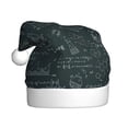thumbnail image 1 of Haiem Chemical Pattern Santa Hat Confortable Velvet Christmas Hat for Christmas Party Favors Fit for Adults Men Women, 1 of 6