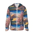 thumbnail image 1 of Haiem Cherry Blossoms UPF 50+ Fishing Shirts for Men Long Sleeve UV Sun Protection Hoodie Non-Mask Outdoor Hiking Shirts, 1 of 9