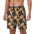 thumbnail image 1 of Haiem Chicken Legs Mens Swim Trunks with Compression Liner 2 in 1 Swimming Shorts Stretch Swimwear Quick Dry,Board Shorts-Small, 1 of 9