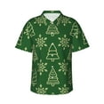 thumbnail image 1 of Haiem Christmas (2) Printed Hawaiian Shirt for Men - Men’s Casual Beach Summer Shirts - Stretch Fabric with Modern Fit-X-Large, 1 of 9