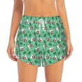 thumbnail image 1 of Haiem Christmas French Bulldog Women's 2 in 1 Running Shorts - Lightweight Athletic Workout Gym Yoga Breathable Sports Shorts Liner with Phone Pockets-Large, 1 of 9