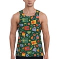 thumbnail image 1 of Haiem Christmas Gift Men Workout Tank Top Gym Bodybuilding Sleeveless Muscle T Shirts Athletic Tank Breathable Workout Shirt-XX-Large, 1 of 8