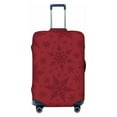 thumbnail image 1 of Haiem Christmas Red Snowflakes Luggage Cover Printed Suitcase Covers for Luggage Elastic Washable Suitcase Protector Fits 18-32 Inch Luggage-Medium, 1 of 9
