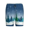 thumbnail image 1 of Haiem Christmas Trees Men's Pajama Short with Soft Woven Cotton Elastic Waistband Sleep Short-3X-Large, 1 of 9