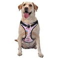 thumbnail image 1 of Haiem Christmas Unicorns Pattern No-Pull Dog Harness Reflective Front Clip Vest with Handle,Step-in Air Dog Harness,Adjustable 2 Metal Rings 4 Buckles-Medium, 1 of 6