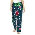 thumbnail image 1 of Haiem Christmas Women's Pajama Pants Ultra Lightweight Pjs Bottoms Sleepwear Bottom Pants With Pocket Drawstring-Small, 1 of 9