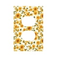 thumbnail image 1 of Haiem Classical Cute Sunflower Pattern Decorative Wall Plates, 1-Gang 5.0" x3.0", Unbreakable Thermoplastic Faceplate Cover for Decorator Receptacle Outlet & Switch-Style S, 1 of 6