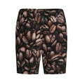 thumbnail image 1 of Haiem Coffee Bean Men's Pajama Short with Soft Woven Cotton Elastic Waistband Sleep Short-3X-Large, 1 of 9