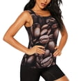 thumbnail image 1 of Haiem Coffee Bean Workout Tank Tops for Women, Athletic Sports Slim-Fit Tank Tops, Compression Sleeveless Dry Fit Shirts,Athletic Shirt-Large, 1 of 1