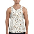 thumbnail image 1 of Haiem Coffee Men Workout Tank Top Gym Bodybuilding Sleeveless Muscle T Shirts Athletic Tank Breathable Workout Shirt-Medium, 1 of 9