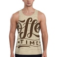 thumbnail image 1 of Haiem Coffee Time (2) Men Workout Tank Top Gym Bodybuilding Sleeveless Muscle T Shirts Athletic Tank Breathable Workout Shirt-X-Large, 1 of 9