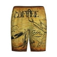 thumbnail image 1 of Haiem Coffee Vintage Men's Pajama Short with Soft Woven Cotton Elastic Waistband Sleep Short-XX-Large, 1 of 9