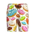 thumbnail image 1 of Haiem Color Donut Men's Pajama Short with Soft Woven Cotton Elastic Waistband Sleep Short-Small, 1 of 9