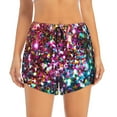 thumbnail image 1 of Haiem Color Shiny Women's 2 in 1 Running Shorts - Lightweight Athletic Workout Gym Yoga Breathable Sports Shorts Liner with Phone Pockets-Small, 1 of 9