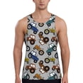 thumbnail image 1 of Haiem Color Tractor Men Workout Tank Top Gym Bodybuilding Sleeveless Muscle T Shirts Athletic Tank Breathable Workout Shirt-X-Large, 1 of 9