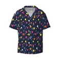 thumbnail image 1 of Haiem Colored Balloons Men's Casual Shirts Short Sleeve Button Down Shirts Fashion Textured Summer Beach Shirt-XX-Large, 1 of 7