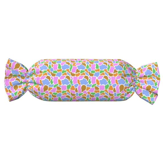 Haiem Colorful Cow Skin for Round Cervical Roll Cylinder Bolster Pillow Candy Pillow Cylindrical Pillow Ergonomically Designed