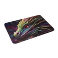 thumbnail image 1 of Haiem Colorful Dragon Head Profile Front Door Mat Indoor Outdoor Entrance, Waterproof All-Season, All-Weather Doormat, Durable Flannel Fabric, Fade Resistant, Low Profile, 16x24in, 1 of 8