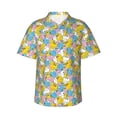 thumbnail image 1 of Haiem Colorful Duck Printed Hawaiian Shirt for Men - Men’s Casual Beach Summer Shirts - Stretch Fabric with Modern Fit-X-Large, 1 of 1