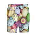 thumbnail image 1 of Haiem Colorful Easter Eggs Men's Pajama Short with Soft Woven Cotton Elastic Waistband Sleep Short-Medium, 1 of 9