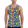 thumbnail image 1 of Haiem Colorful Easter Eggs1 Men Workout Tank Top Gym Bodybuilding Sleeveless Muscle T Shirts Athletic Tank Breathable Workout Shirt-4X-Large, 1 of 9