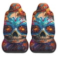 thumbnail image 1 of Haiem Colorful Floral Skull A Printed Car Seat Covers Set of 2, Universal Fit Car Seat Covers,Protective Seat Covers,Comfortable Car Seat Covers, Easy Installation Seat Covers, 1 of 9