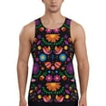 thumbnail image 1 of Haiem Colorful Floral2 Men Workout Tank Top Gym Bodybuilding Sleeveless Muscle T Shirts Athletic Tank Breathable Workout Shirt-XX-Large, 1 of 9