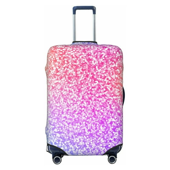 Haiem Colorful Glitters Luggage Cover,Durable, Washable Suitcase Protector With Anti-Scratch Technology - Keep Your Luggage Looking New Medium