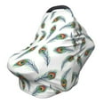 thumbnail image 1 of Haiem Colorful Grass Baby Nursing Cover & Nursing Poncho - Multi Use Cover for Baby Car Seat Canopy, Stroller Cover, 360°Full Privacy Breastfeeding Coverage, 1 of 1