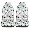 thumbnail image 1 of Haiem Colorful Hat Snowman Printed Car Seat Covers Set of 2, Universal Fit Car Seat Covers,Protective Seat Covers,Comfortable Car Seat Covers, Easy Installation Seat Covers, 1 of 9