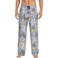 thumbnail image 1 of Haiem Colorful Mandalas Men's Pajama Pants Ultra Lightweight Pjs Bottoms Sleepwear Bottom Pants With Pocket Drawstring-XX-Large, 1 of 7