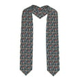 thumbnail image 1 of Haiem Colorful Mushrooms Pattern Graduation Stole 2024 | Premium Satin Sash for Graduation Ceremony, 1 of 7