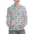 thumbnail image 1 of Haiem Colorful Shark for Women's Fashion Hoodies & Sweatshirts with Kangaroo Pocket,Hooded Sweatshirt with Eye-catching Drawstrings-XX-Large, 1 of 7