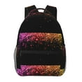 thumbnail image 1 of Haiem Colorful Sparkling Printed School Backpack,Casual Travel Lightweight Backpack,Durable Comfortable Multifunctional Backpack,Laptop Backpack, 1 of 5