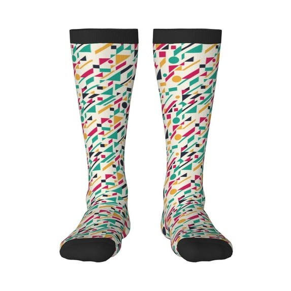 Haiem Colorful Spots Socks, Funny Novelty Crazy Design Cotton Socks Sports Socks Knee High Socks For Men, Women,1Pairs - Gift For Working Friends
