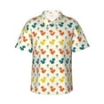 thumbnail image 1 of Haiem Colorful Squirrel Printed Hawaiian Shirt for Men - Men’s Casual Beach Summer Shirts - Stretch Fabric with Modern Fit-Large, 1 of 9