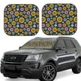 thumbnail image 1 of Haiem Colorful Sunflowers Car Windshield Sun Shade (2 Pieces) Foldable Windshield Sun Shade Car Accessories for Truck SUV Pickup-Medium, 1 of 7