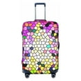 thumbnail image 1 of Haiem Colorful Tie Dye Stained Glass 3 Luggage Cover,Durable, Washable Suitcase Protector With Anti-Scratch Technology - Keep Your Luggage Looking New Large, 1 of 9