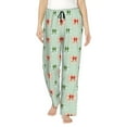 thumbnail image 1 of Haiem Colorful polka dots bow Pattern Women's Pajama Pants Ultra Lightweight Pjs Bottoms Sleepwear Bottom Pants With Pocket Drawstring-Small, 1 of 6