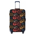 thumbnail image 1 of Haiem Compass And Mountains In Bicycle Wheels1 Luggage Cover Printed Suitcase Covers for Luggage Elastic Washable Suitcase Protector Fits 18-32 Inch Luggage-Small, 1 of 8