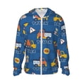 thumbnail image 1 of Haiem Construction Vehicles UPF 50+ Fishing Shirts for Men Long Sleeve UV Sun Protection Hoodie Non-Mask Outdoor Hiking Shirts, 1 of 9