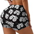 thumbnail image 1 of Haiem Cool Car No Front Seam Biker Shorts for Women Yoga Workout Gym Bike Shorts with Tummy Control Moisture-Wicking-Medium, 1 of 9